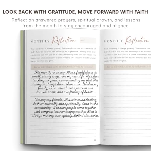 Daily Prayer Journal with Prompts | 90-Day Guided Devotional & Scripture Reflection | Bible Study and Spiritual Growth Tracker | Undated Faith Planner, 5.5x8" - Sage Green Chevron - color: Chevron Sage Green