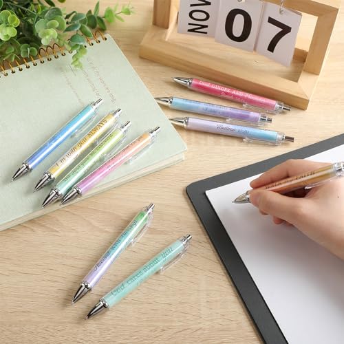 Tinlade 10 Pcs Christian Bible Verse Ballpoint Ink Pens,Watercolor - style: Watercolor