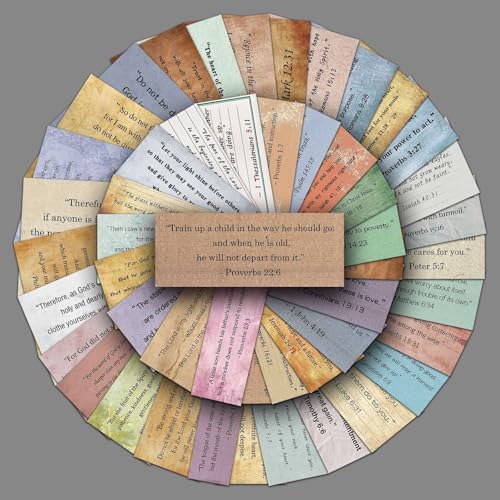 100PCS Retro Bible Verse Stickers for Scrapbook Journal Water Bottle Laptop Computer Guitar Phone Skateboard Luggage,Duplicates Inspirational Christian Quotes Waterproof Decals for Teenagers Adults - color: Retro Bible Verse