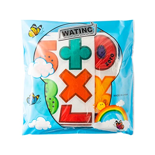 WATINC ABC Learning Felt Board Set - 151Pcs Flannel Math Symbols Kit