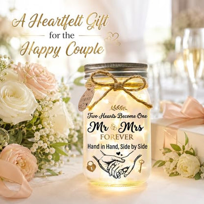 SOLMAY Wedding Gifts for Couples 2026, Mason Star Jar - color: Mason Wedding