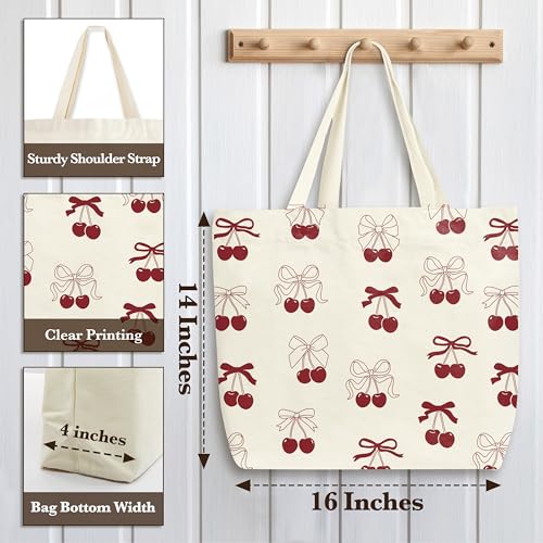 Pink Canvas Bag - style: Cherry