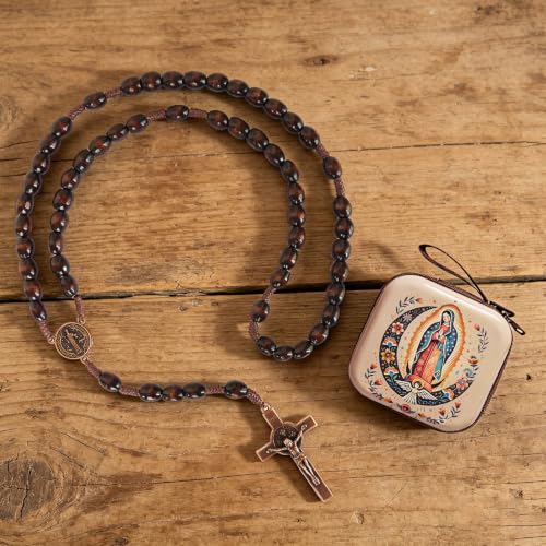 Catholic Rosary Beads, Rosarios Cross Pendant Decorative Prayer Box - color: Style-6