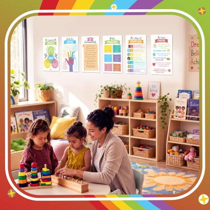 Sproutbrite 12 Pack 12'' x 16'' Educational Sunday School Posters - color: Sunday School Poster