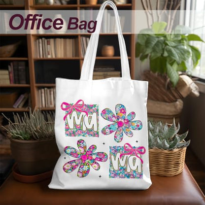 Mama Mom Tote Bag Mom Birthday Gifts Canvas Tote Bag, Reusable Canvas Shoulder Bags for Grocery Shopping, Beach 01 - color: Mamaflower01