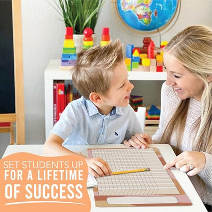 Attendance Chart for Classroom -8pc Laminated Chore & Reward Chart for Kids - color: Retro Muted