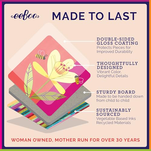 eeBoo Life on Earth Memory & Matching Game, Ages 3+, 1-4 Players - style: Life on Earth