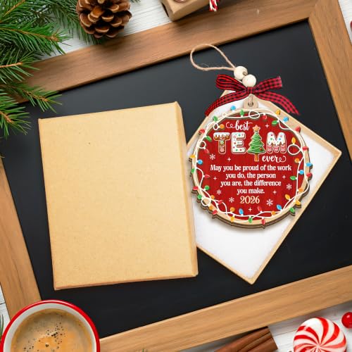 HEXMOZ Christmas Team Gifts for Coworkers, Employees 2026 - Best Team Ever - color: Team 1