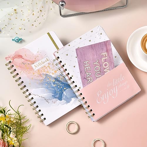 Ruled Notebook/Journal - Daily Planner with Premium Thick Paper,6.2" X 8.4" - color: white-2