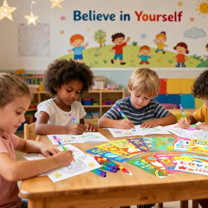 BenLouis 60Pcs Bible Verses Mini Coloring Books Bulk for Kids Party Favors - style: Bible