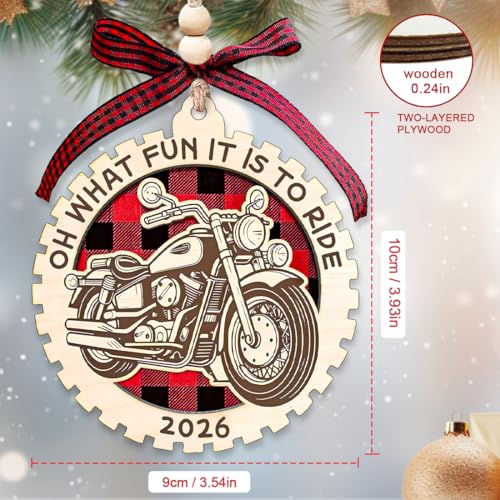 Motorcycle Ornament, Motorcycle Ornaments for Christmas Tree, Men Ornaments - style: Motorcycle