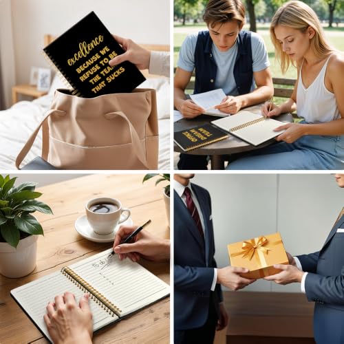 A Chapter We Will Always Remember Spiral Notebook Gifts for Leader - color: Black115
