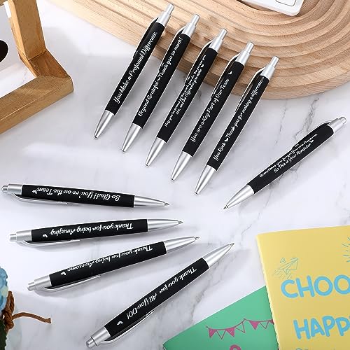 Yeaqee 100 Pcs Motivational Pens, Black, Positive - color: Black, style: Positive