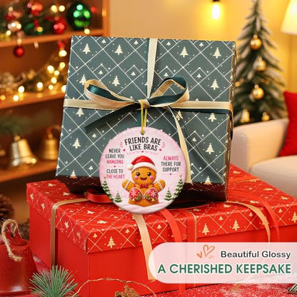 FaCraft Funny Friendship Gifts for Women Bestie Friends Christmas Ornament - color: 1-13 Friendship