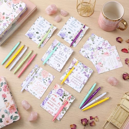 Colarr 24 Set Woman of Faith Gifts Set Christian Gifts Bulk for Church