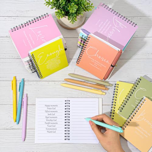 Kosiz 36 Sets Christian Gifts Bulk Prayer Journals Pens, Cute Color - color: Cute Color