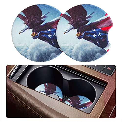 Moly Magnolia 2 Pack 2.75 Inch Car Cup Holder Coasters, Style G - color: Style G