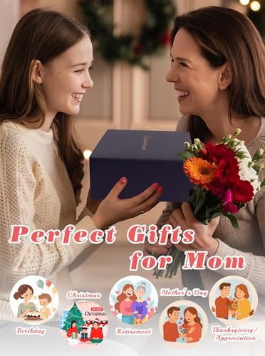Mother in Law Gifts from Daughter Son, Mothers Day Glass Clock - color: Mother in Law Gifts