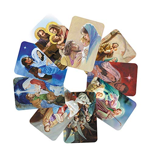 Christmas Prayers Wallet Card Assortment Bible Scripture, 54 Cards Per Pack