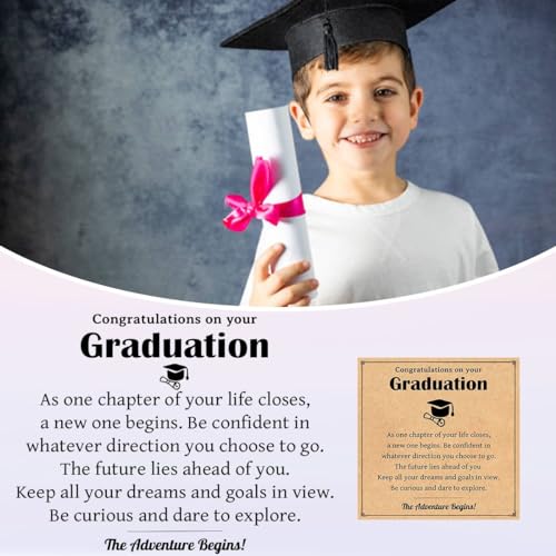 Leyung Cross Bracelet Gifts for Boys, Easter Basket Stuffers Baptism Gifts - color: Graduation
