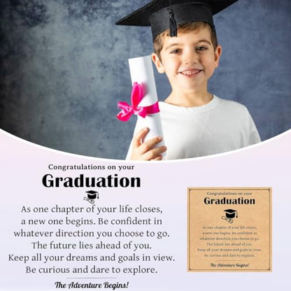 Leyung Cross Bracelet Gifts for Boys, Easter Basket Stuffers Baptism Gifts - color: Graduation