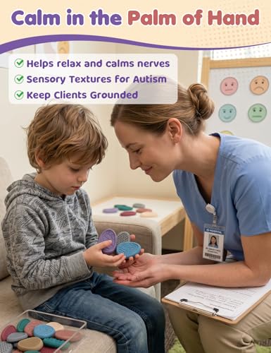 KLT Fidget Toys Bulk for Adults: 50 Pack Texture Worry Stone - Bulk Fidgets for Student Classroom Prizes - Quiet Stress Toys for Autism Calming - Goodie Bags Stuffers for Gifts Office - size: 2.7 inches