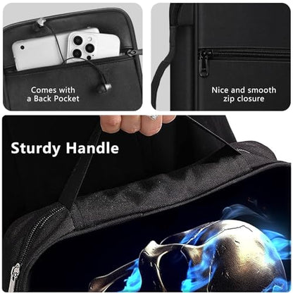 Bible Cover for Women Kids, Bible Carrying Case Church Bag Bible Protective with Zippered Back Pocket, Gift for Adults Lady Women Men, Fire Skull - color: Fire Skull
