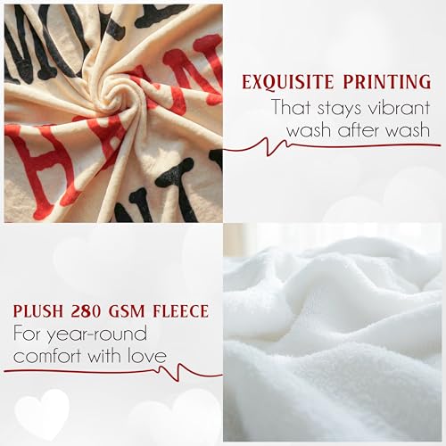 WRAPIX Anniversary Couple Gifts for Women Men - Soft Throw Blanket 50x60 in - color: I Win, size: 50x60 inches