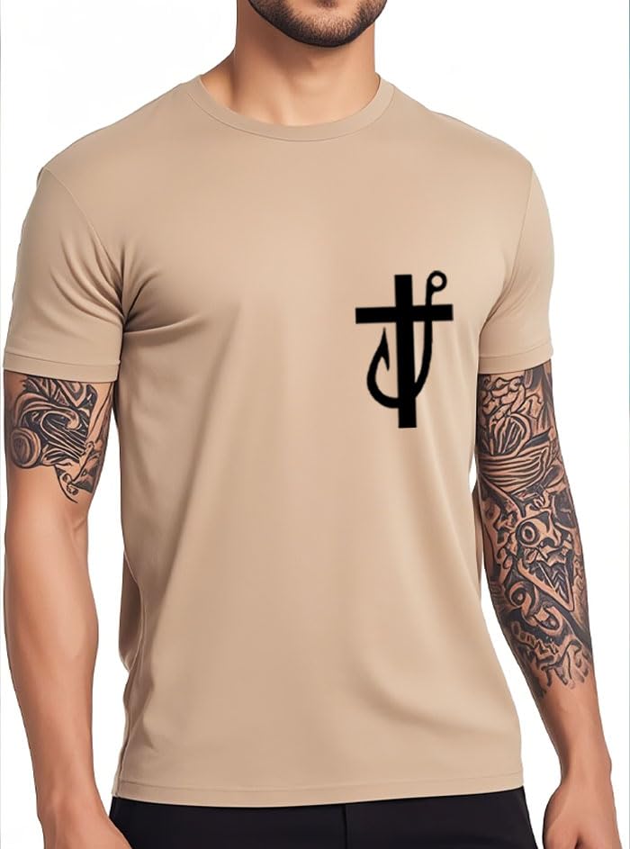 Fishers of Men Shirt, Funny Fishing Shirts, Jesus Made Me A Fishermen Tee - color: Black-y, size: Medium