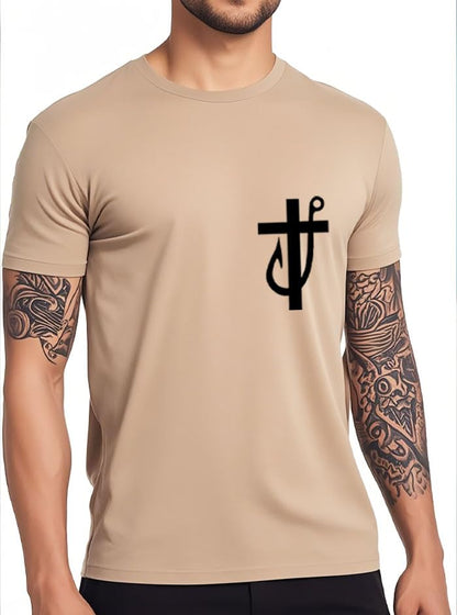 Fishers of Men Shirt, Funny Fishing Shirts, Jesus Made Me A Fishermen Tee - color: Black-y, size: Small