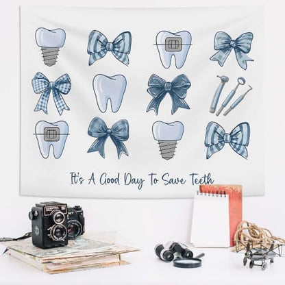 SAFDSGFDB Dentist Dental Office Decor Tapestry Wall Hanging 50x60 - color: Dental