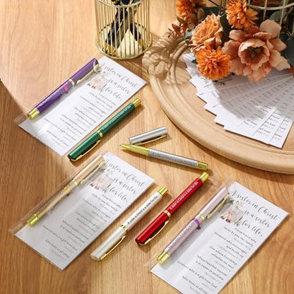 Sayglossy 10 Sets Sisters in Christ Christian Gifts Bulk for Women Pens