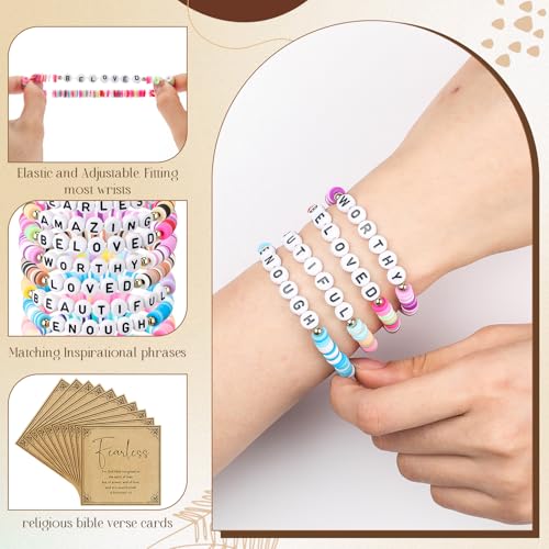 Kenning 24 Set Christian Bracelet for Men Women - color: Mixed Colors