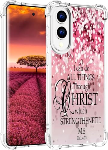 for Samsung Galaxy S25 Edge Case - Pink Bible Verses - color: Pink Bible Verses, size: Galaxy S25 Edge