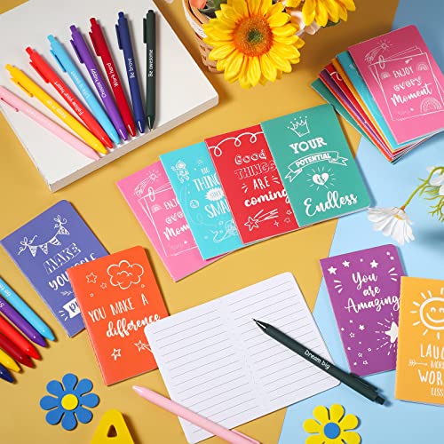 Funrous 32 Pcs Mini Notebooks with Pens Adults Party Favors, Minimalistic - style: Minimalistic