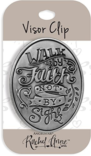 AngelStar 74222 Walk by Faith Visor Clip, 2-1/2"