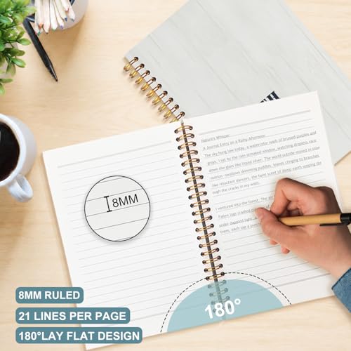 Nautical Anchor Christian Spiral Notebook 5.5x8.3 - color: White Nautical Anchor Christian