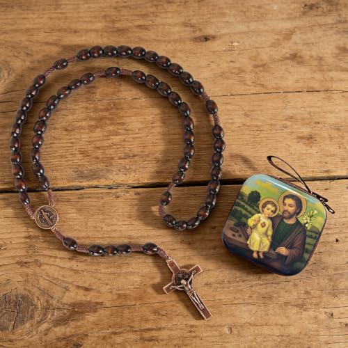 Catholic Rosary Beads, Rosarios Cross Pendant Decorative Prayer Box - color: Style-8