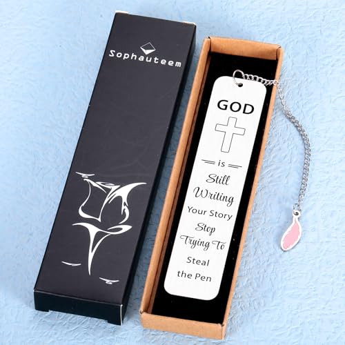 Christian Bookmark Gifts for Women Men, Inspirational Bible Verse Gift,Bookmarks for Reading Women Men Religious Scripture Book Marks Cross for Friends Bookish Readers Christmas Birthday Faith