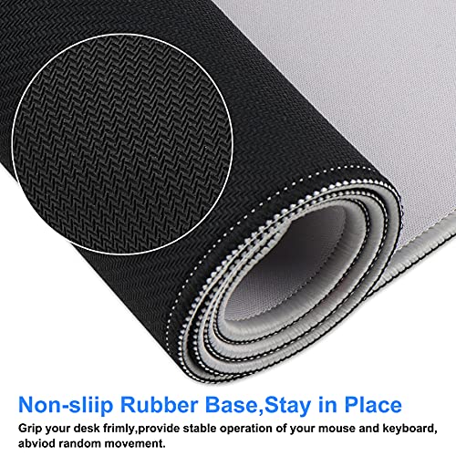 XXL Gaming Mouse Pad 35.4x15.7 Professional Large Mouse Pad & Computer Game Mouse Mat-90x40 Greyus - color: Greyus, size: 35.4L x 15.7W inches
