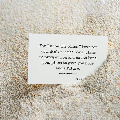 Bible Verse Cards, 60 Mini Prayer Cards on 300GSM Linen Paper - color: Minimalism