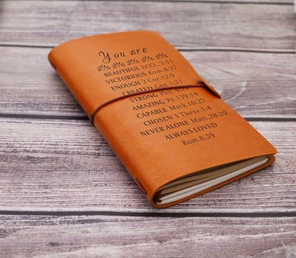 You Are Beautiful-Positive Christian Journal-Bible Verse Floral Design Scripture Notebook for Women Girls-Inspirational Birthday Back to School Christmas Gift-Refillable Travel Photo Diary Journal - style: book57-You Are Beautiful Eccl 3:11