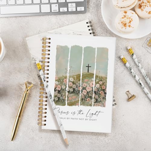 Bible Journal for Women,Bible Nnotebook,Gifts for Christian Women - color: Jesus is the light