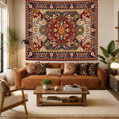 Apdidl Boho Hippie Wall Tapestry for Bedroom, Mandala Indian Tapestries - color: Boho Tapestry, size: 79"L x 60"W