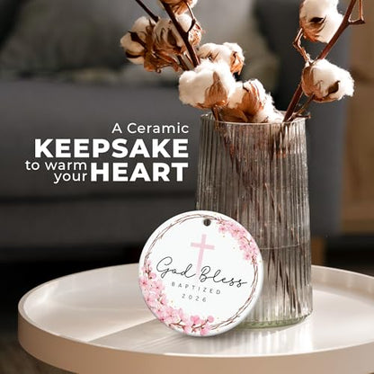 ZAGKOO Baptism Gifts for Girls - Christening Gifts for Girls - color: Baptized Girl