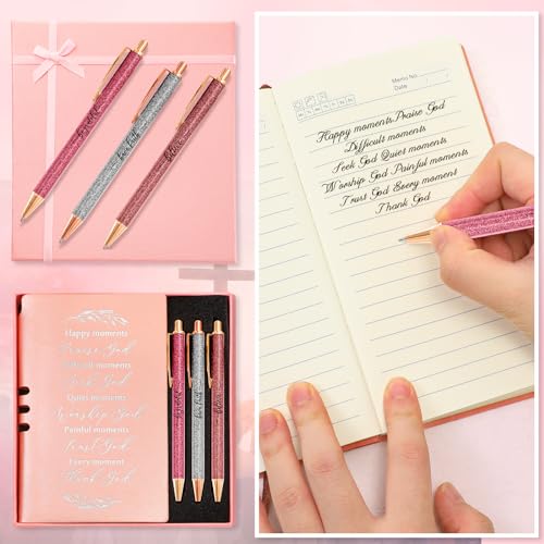 Spakon 5 Pcs Christian Gifts for Women Church Gifts - color: Pink, style: Happy Moment