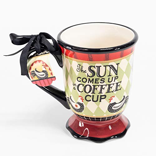 Divinity Boutique 23727 Ceramic Coffee Mug, Multicolor - color: Rooster