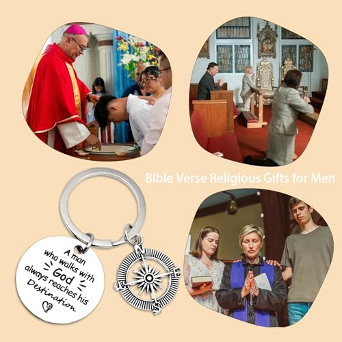 Religious Baptism Gifts for Boys Christian Catholic Confirmation Gift for Men Teen Boys First Communion Christening Easter Basket Stuffers for Him Godson Baptism Catholic for Pastors Faith Church