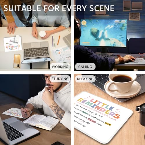 Funny Little Reminders Non-Slip Mouse Pad Gifts for Employee Girls - color: Multi 2