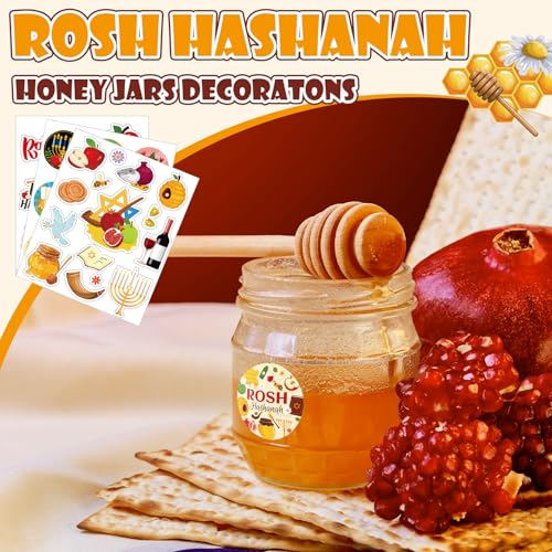 Amazingspark 272 Pcs Rosh Hashanah Self-Adhesive Stickers Shana Tova Decals